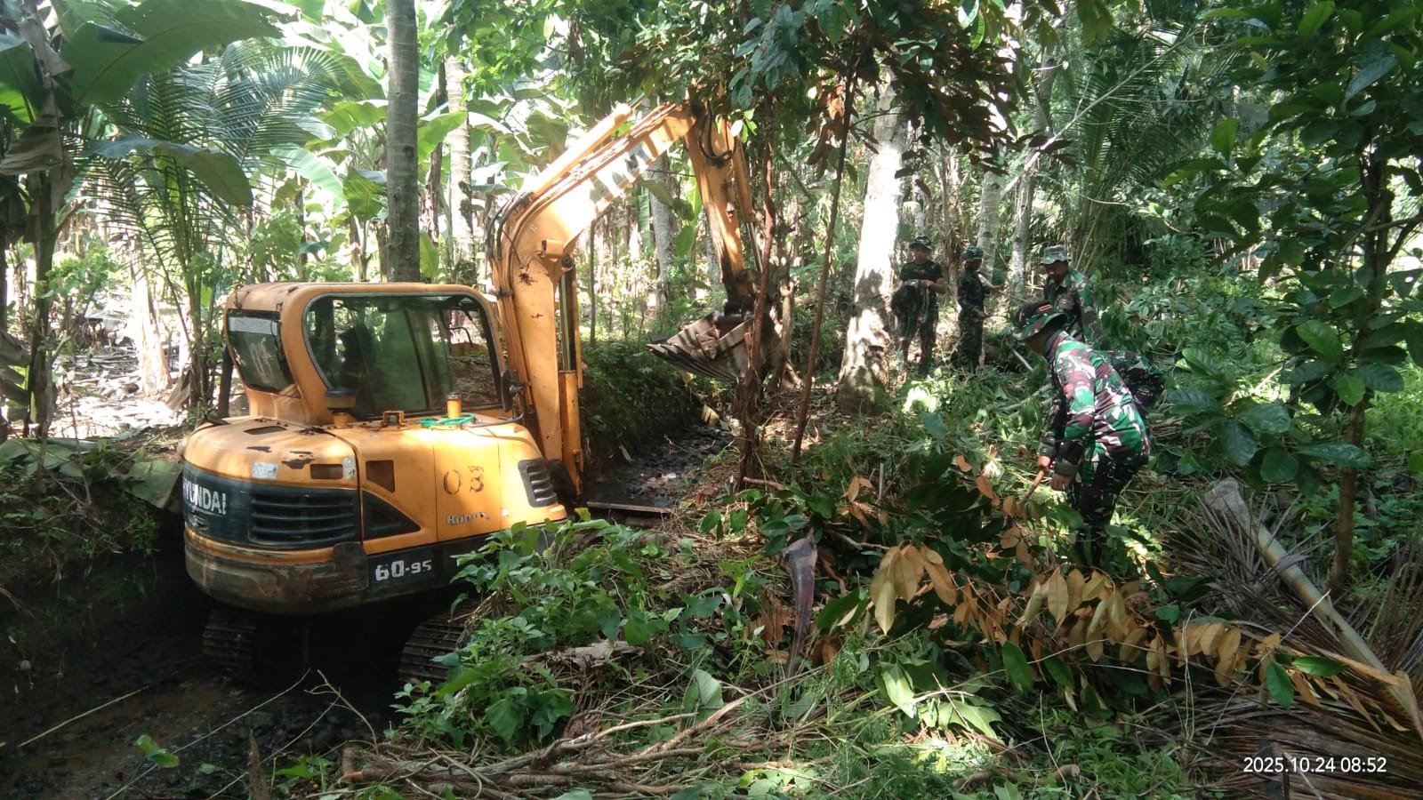 Kegiatan TNI Manunggal Membangun Desa (TMMD) ke-126 Kodim 0818/Malang-Batu terus menunjukkan progres signifikan