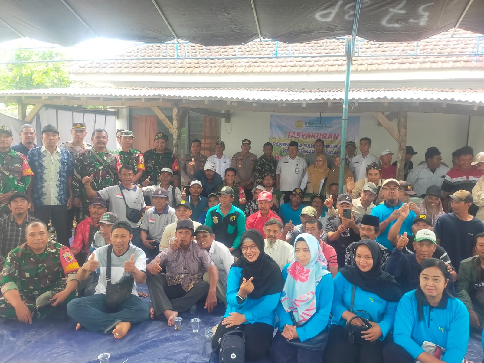 Tasyakuran Panen Raya di Muncar, TNI–Polri dan Petani Dukung Swasembada Pangan Nasional